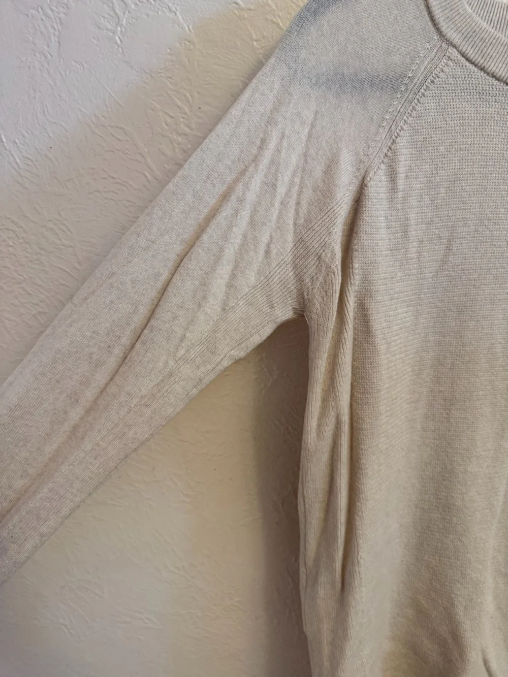 lululemon athletica Cream Long-Sleeve Thermal Pullover